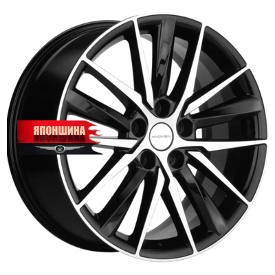 Диск литой KHOMEN WHEELS KHW1807 8J18 PCD5*108 ET46 DIA63,4 BLACK-FP (WHS516713)