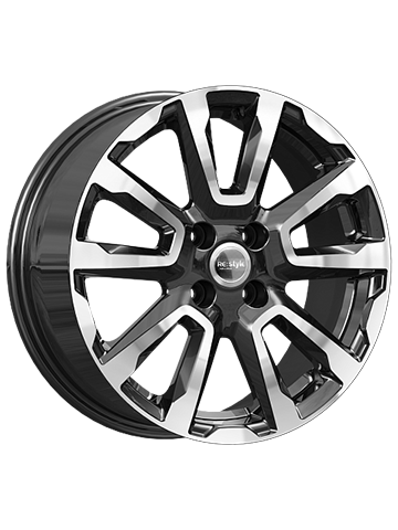 Диск литой K&K КС1026 6,5J16 PCD4*100 ET41 DIA60,1 алмаз черный (26246)