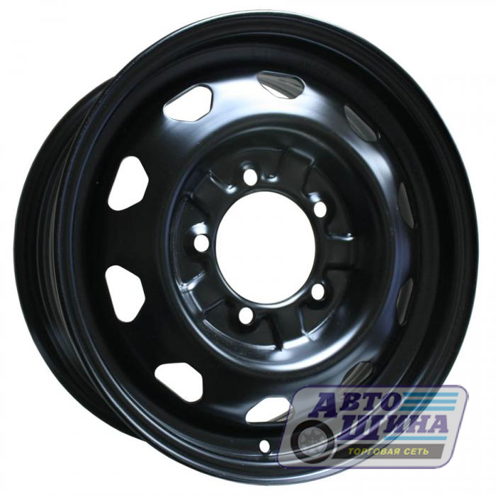 Диск штампованный TREBL УАЗ 6J16 PCD5*139,7 ET22 DIA108,6 BLACK (9305744)