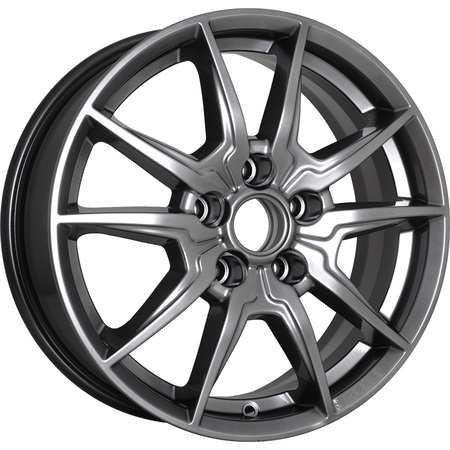 Диск литой K&K АДАМАР 6,5J16 PCD5*114,3 ET38 DIA67,1 DARK PLATINUM (7238872)