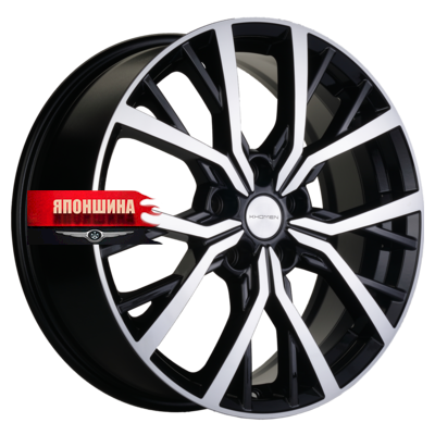 Диск литой KHOMEN WHEELS KHW1806 7J18 PCD5*108 ET45 DIA60,1 BLACK-FP (WHS522448)