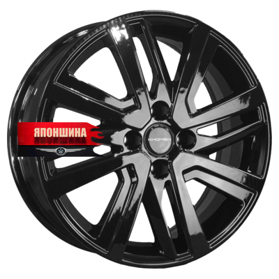 Диск литой KHOMEN WHEELS KHW1609 6J16 PCD4*100 ET48 DIA54,1 BLACK (WHS525732)