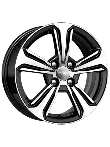 Диск литой K&K КС777 6J15 PCD4*100 ET46 DIA54,1 алмаз черный (18255)