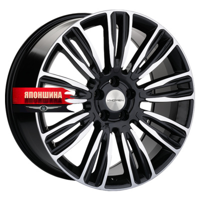 Диск литой KHOMEN WHEELS KHW2004 8,5J20 PCD5*120 ET45 DIA72,6 BLACK-FP (WHS500367)