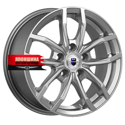 Диск литой K&K ФРОСТ 6,5J15 PCD5*100 ET38 DIA57,1 ДАРК ПЛАТИНУМ (WHS520906)