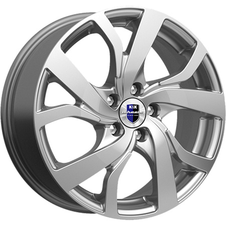 Диск литой K&K ПАЛЕРМО-ОРИГИНАЛ 6,5J16 PCD5*108 ET50 DIA63,35 DARK PLATINUM (1733148)