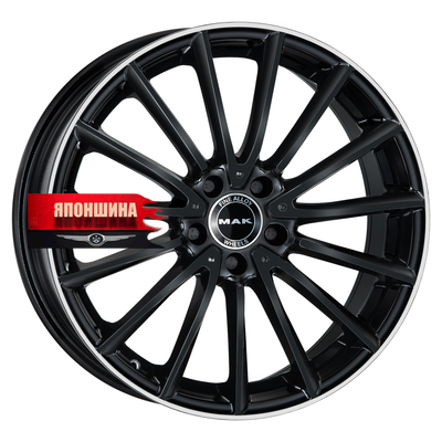 Диск литой MAK KOMET 8J18 PCD5*112 ET33 DIA66,6 GLOSS BLACK MIRROR RING (WHS531341)