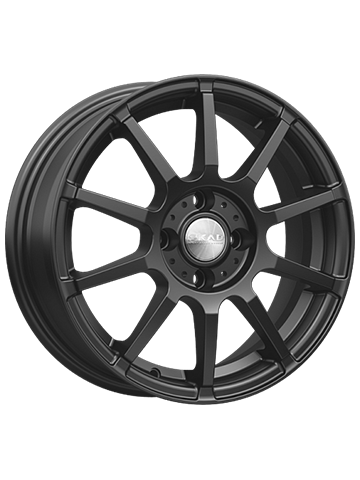 Диск литой СКАД АКИТА 6J15 PCD4*100 ET48 DIA54,1 черный бархат (30670)