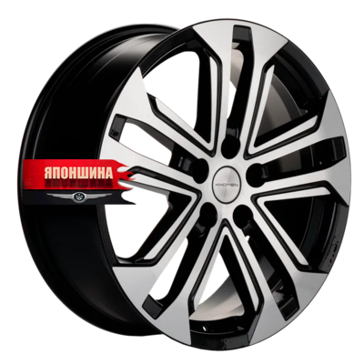 Диск литой KHOMEN WHEELS KHW1803 7J18 PCD5*114,3 ET40 DIA66,5 BLACK-FP (WHS516737)