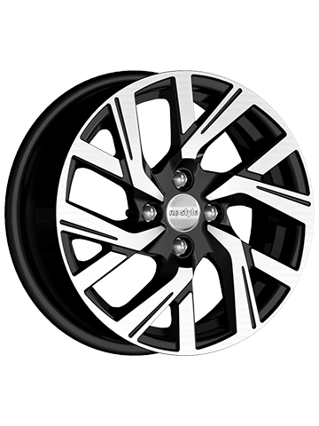 Диск литой K&K КС1030 6J15 PCD4*100 ET40 DIA60,1 алмаз черный (26260)