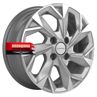 Диск литой KHOMEN WHEELS KHW1402 5,5J14 PCD4*98 ET35 DIA58,5 F-SILVER-FP (WHS516619)