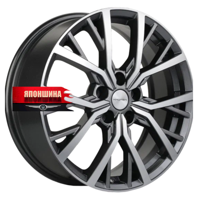 Диск литой KHOMEN WHEELS KHW1806 7J18 PCD5*114,3 ET38 DIA67,1 GRAY-FP (WHS507224)