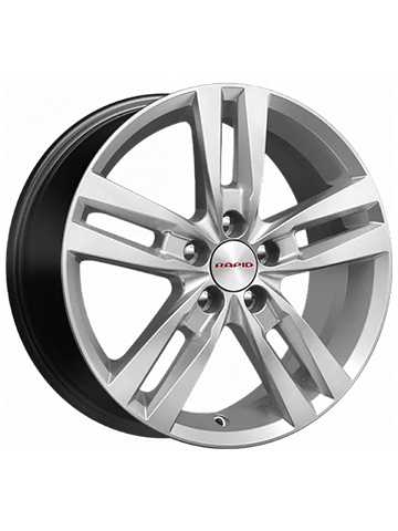 Диск литой K&K RASSVET 6,5J16 PCD5*100 ET48 DIA56,1 сильвер SK (25159)