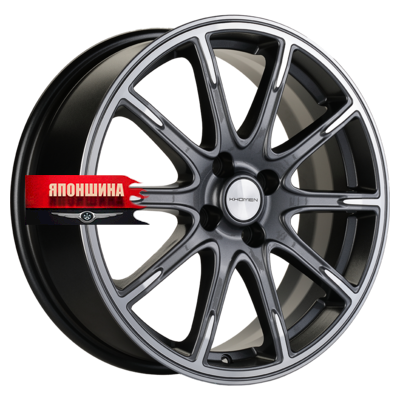 Диск литой KHOMEN WHEELS KHW1707 6,5J17 PCD4*100 ET41 DIA60,1 GRAY-FP (WHS503636)