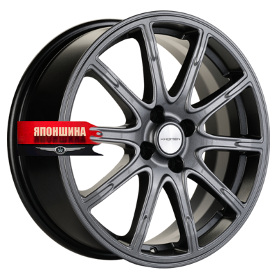 Диск литой KHOMEN WHEELS KHW1707 6,5J17 PCD4*100 ET41 DIA60,1 GRAY (WHS503518)