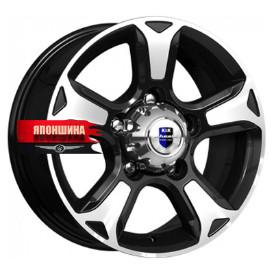 Диск литой K&K АТЛАНТ 7J16 PCD5*139,7 ET35 DIA98 АЛМАЗ ЧЕРНЫЙ (WHS226408)