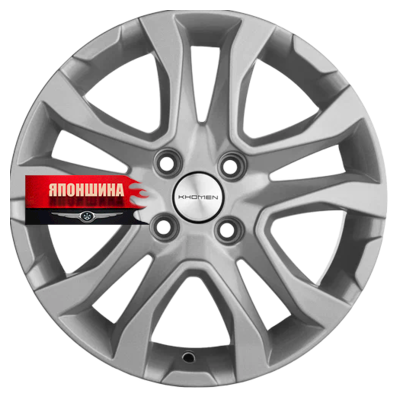 Диск литой KHOMEN WHEELS KHW1503 6J15 PCD4*98 ET36 DIA58,5 F-SILVER (WHS507835)
