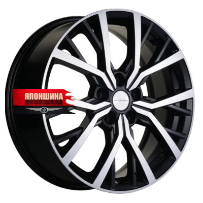 Диск литой KHOMEN WHEELS KHW1806 7J18 PCD5*108 ET36 DIA65,1 BLACK-FP (WHS519558)