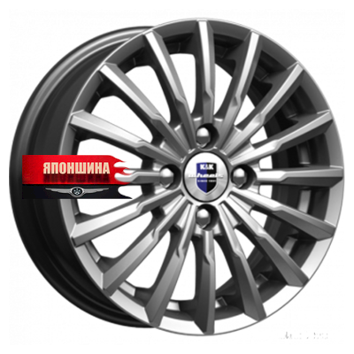 Диск литой K&K АКЦЕНТ-ОРИГИНАЛ 5,5J14 PCD4*100 ET43 DIA60,1 ДАРК ПЛАТИНУМ (WHS227344)