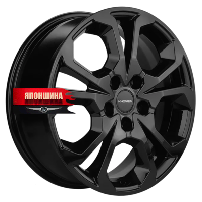 Диск литой KHOMEN WHEELS KHW1711 6,5J17 PCD5*108 ET43 DIA65,1 BLACK (WHS531540)
