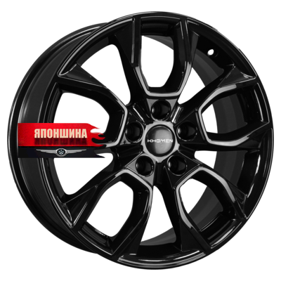 Диск литой KHOMEN WHEELS KHW1713 7J17 PCD5*114,3 ET45 DIA60,1 BLACK (WHS526970)