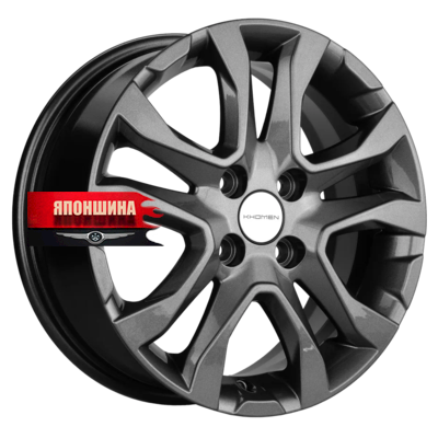 Диск литой KHOMEN WHEELS KHW1503 6J15 PCD4*100 ET40 DIA60,1 GRAY (WHS507834)