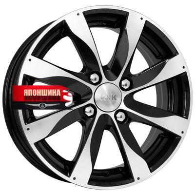 Диск литой K&K ДЖЕМИНИ 6J15 PCD4*98 ET35 DIA67,1 АЛМАЗ ЧЕРНЫЙ (WHS069437)
