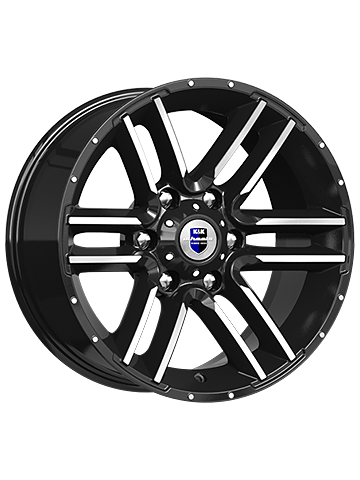 Диск литой K&K АЛГАМА 8J17 PCD6*139,7 ET-20 DIA106,1 алмаз черный (23849)