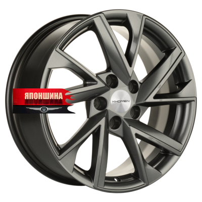 Диск литой KHOMEN WHEELS KHW1714 7J17 PCD5*110 ET46 DIA63,3 GRAY (WHS531372)
