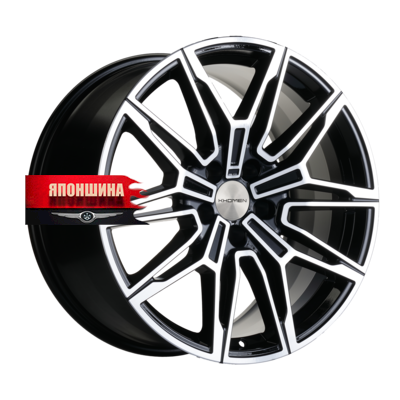 Диск литой KHOMEN WHEELS KHW1904 8,5J19 PCD5*112 ET30 DIA66,6 BLACK-FP (WHS506020)