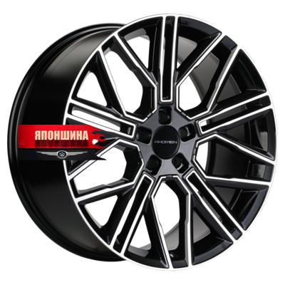 Диск литой KHOMEN WHEELS KHW2101 9,5J21 PCD5*120 ET45,5 DIA62,5 BLACK-FP (WHS524459)