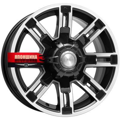 Диск литой K&K ПОЛЮС 7,5J16 PCD6*139,7 ET30 DIA108,1 АЛМАЗ ЧЕРНЫЙ (WHS511287)