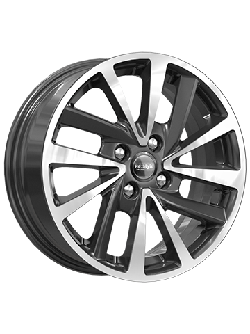 Диск литой K&K КС899 6J15 PCD4*100 ET40 DIA60,1 алмаз черный (24807)