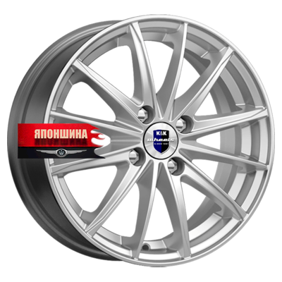 Диск литой K&K ПОЙНТ БЛАНК 6J15 PCD4*100 ET45 DIA67,1 СИЛЬВЕР SK (WHS499851)