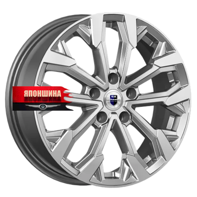 Диск литой K&K МОРЕЙН 6,5J17 PCD5*100 ET45 DIA67,1 ДАРК ПЛАТИНУМ (WHS520757)