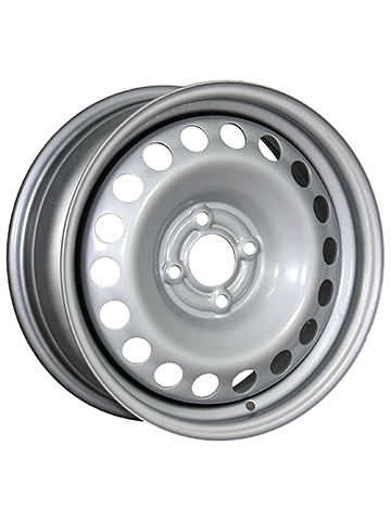 Диск штампованный TREBL 64A50C 6J15 PCD4*100 ET50 DIA60,1 сильвер (7482)