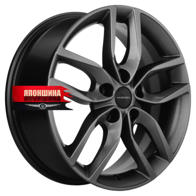Диск литой KHOMEN WHEELS KHW1708 6,5J17 PCD5*108 ET33 DIA60,1 GRAY (WHS518081)