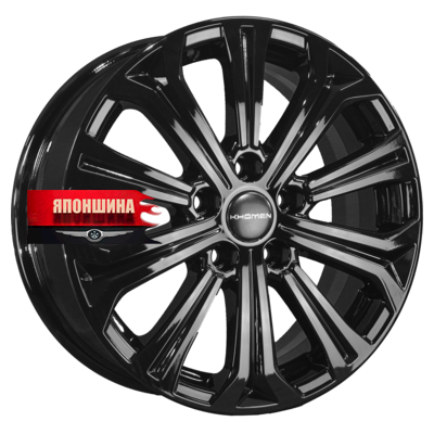 Диск литой KHOMEN WHEELS KHW1610 6,5J16 PCD5*114,3 ET45 DIA60,1 BLACK (WHS533299)