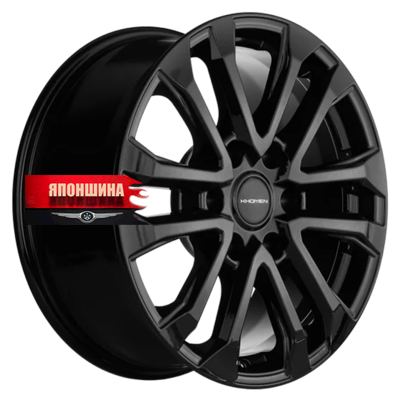 Диск литой KHOMEN WHEELS KHW1805 7,5J18 PCD6*114,3 ET38 DIA67,1 BLACK (WHS533023)