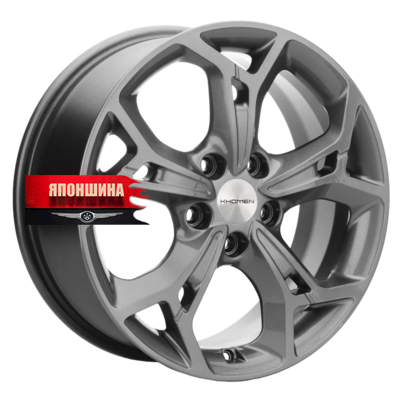 Диск литой KHOMEN WHEELS KHW1702 7J17 PCD5*114,3 ET40 DIA66,1 GRAY (WHS526974)