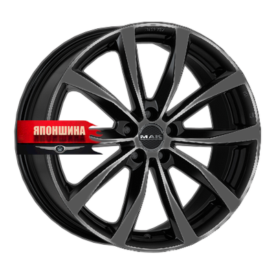 Диск литой MAK WOLF 7J17 PCD5*112 ET48 DIA57,1 GLOSS BLACK (WHS504643)