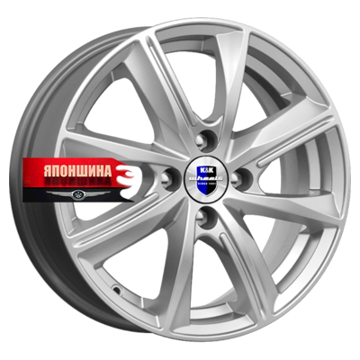 Диск литой K&K АРНАР 6J15 PCD4*100 ET35 DIA67,1 СИЛЬВЕР (WHS500166)