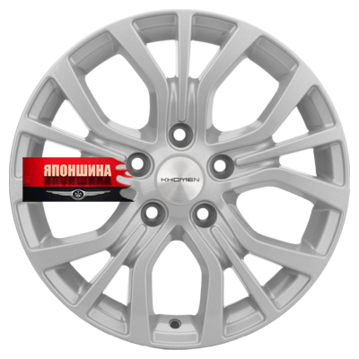 Диск литой KHOMEN WHEELS KHW1608 6,5J16 PCD5*114,3 ET41 DIA67,1 F-SILVER (WHS498501)