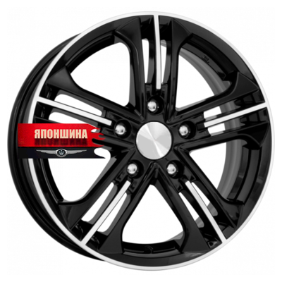 Диск литой K&K TRINITY-ОРИГИНАЛ 6J15 PCD5*100 ET38 DIA57,1 АЛМАЗ ЧЕРНЫЙ (WHS092731)