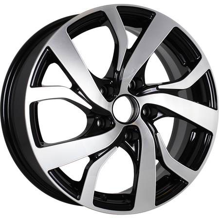 Диск литой K&K ПАЛЕРМО-ОРИГИНАЛ 6,5J16 PCD5*112 ET50 DIA57,1 ALMAZ BLACK (7064491)