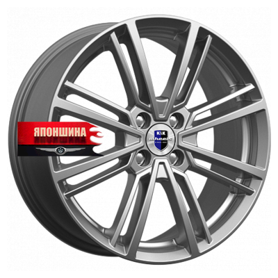 Диск литой K&K ЭРФУРТ 7J17 PCD4*100 ET37 DIA67,1 ДАРК ПЛАТИНУМ (WHS501823)