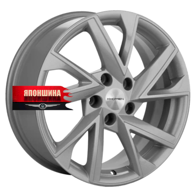 Диск литой KHOMEN WHEELS KHW1714 7J17 PCD5*108 ET40 DIA54,1 F-SILVER (WHS518120)