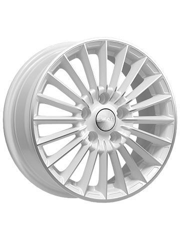 Диск литой СКАД ВЕРИТАС 6J15 PCD5*100 ET38 DIA57,1 алмаз белый (21637)