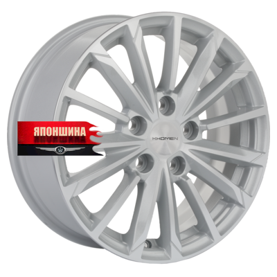 Диск литой KHOMEN WHEELS KHW1611 6,5J16 PCD5*114,3 ET45 DIA67,1 F-SILVER (WHS498424)