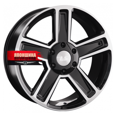 Диск литой LS 1296 8J18 PCD6*139,7 ET30 DIA67,1 BKF (WHS503114)